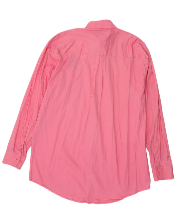 Wrangler Herren-Hemd, groß, rosa, Baumwolle