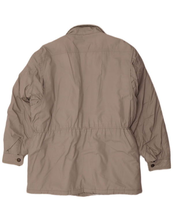 Brugi Herren Wattierter Mantel UK 42 XL Grau Polyester