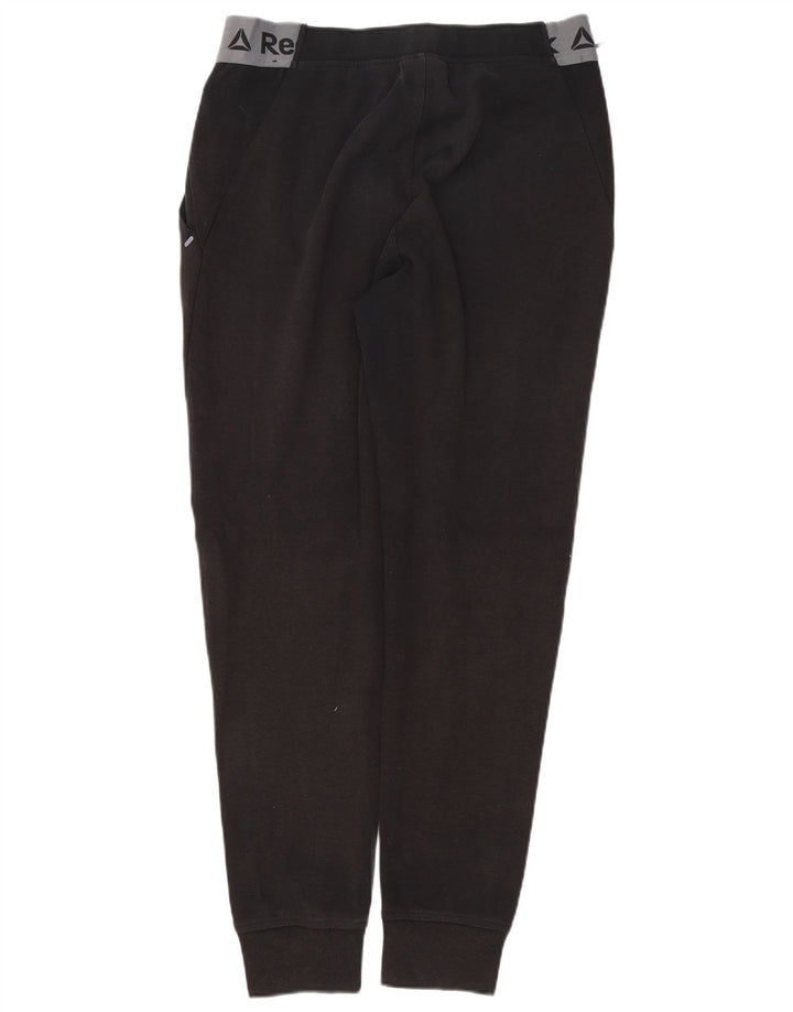 REEBOK Herren-Trainingsanzug mit Grafik, Jogginghose, Mittelschwarz, Farbblock