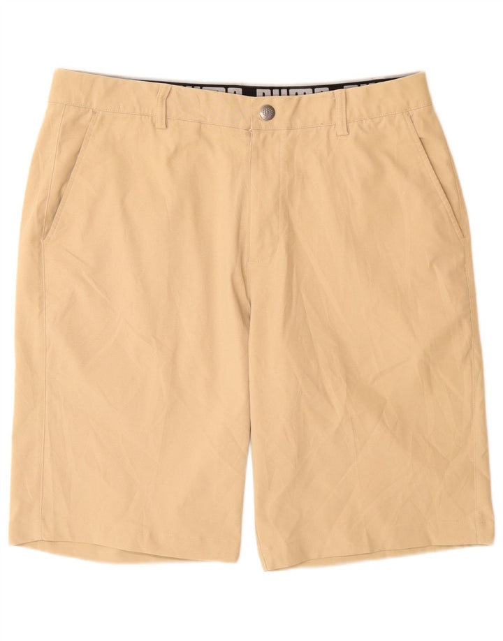 PUMA Herren Chinoshorts W36 Large Beige Polyester