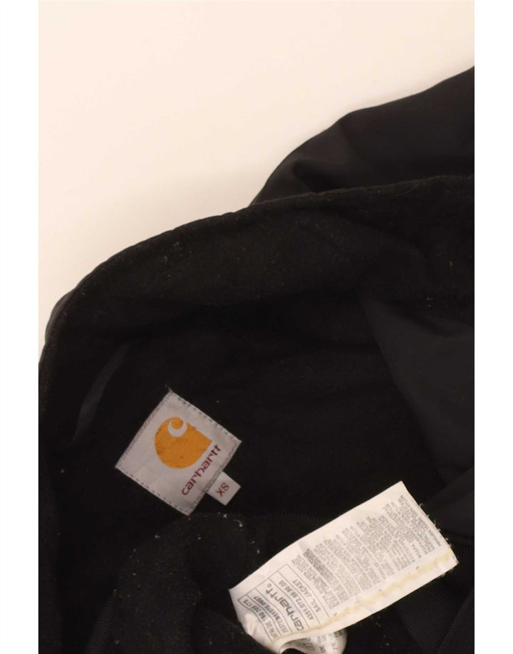 Carhartt Herren Bomberjacke UK 34 XS Schwarzes Nylon