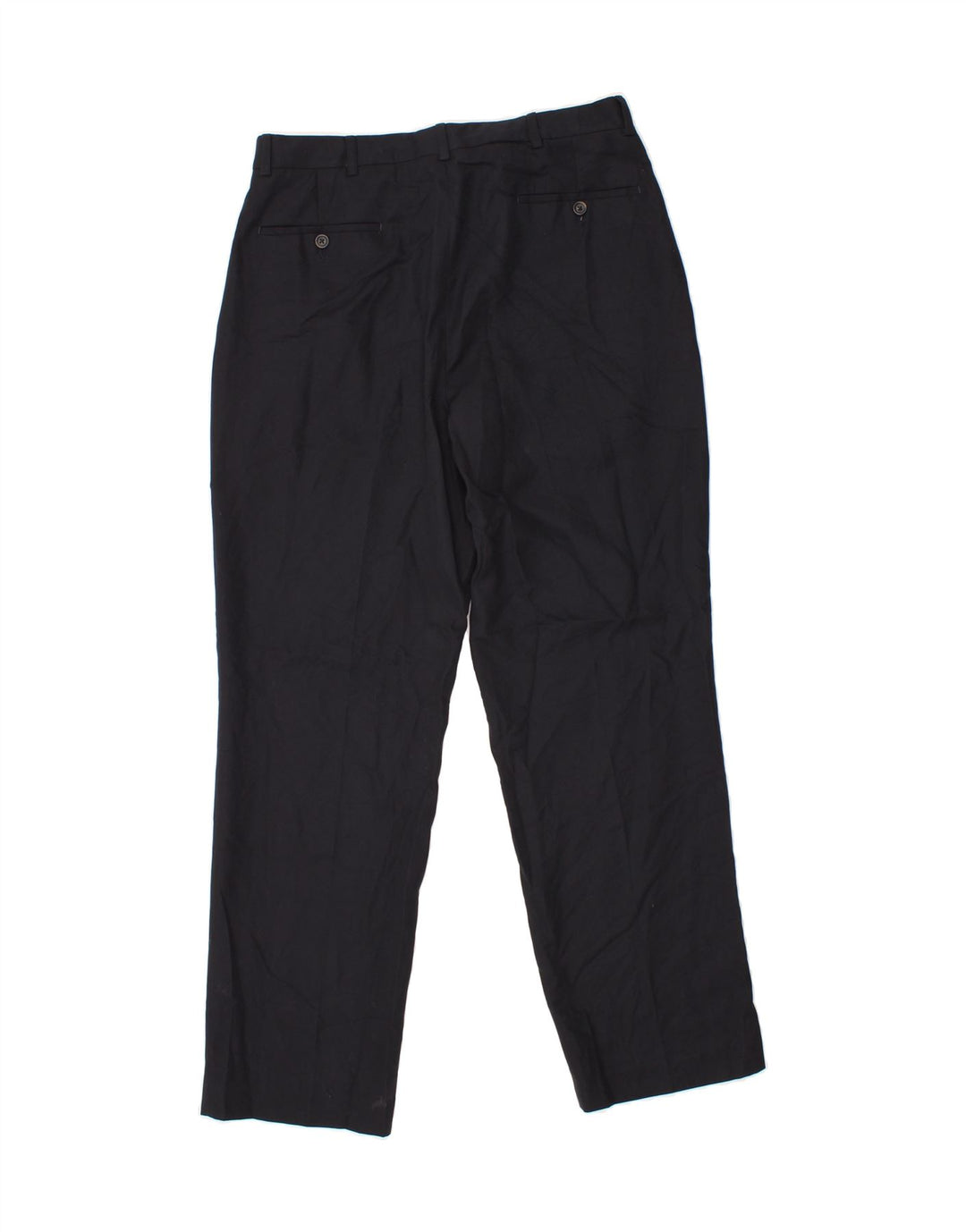 NAUTICA Mens Straight Suit Trousers W34 L32 Navy Blue Polyester Vintage Nautica and Second-Hand Nautica from Messina Hembry 