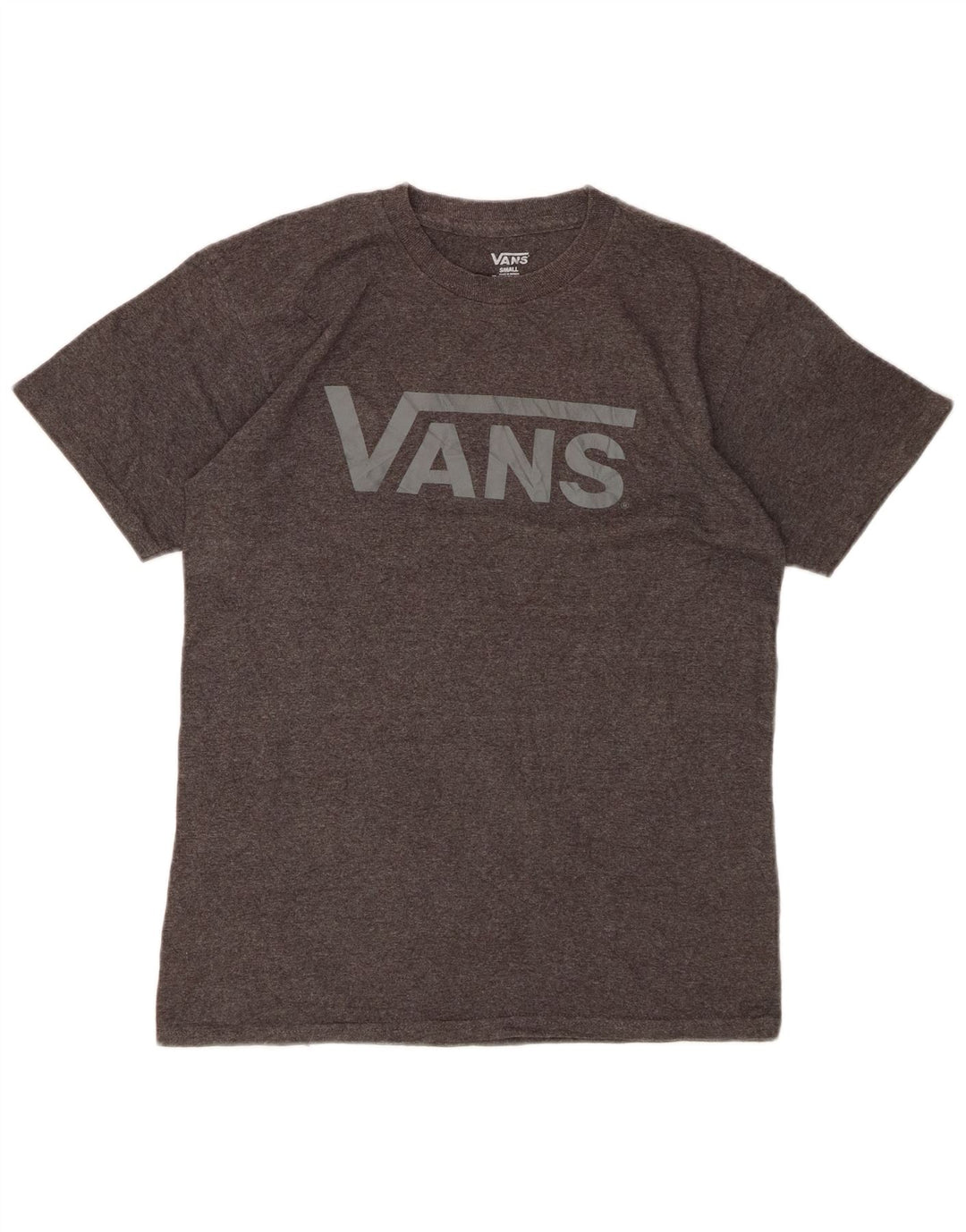 VANS Herren-T-Shirt mit Grafik, Größe S, Grau, Baumwolle