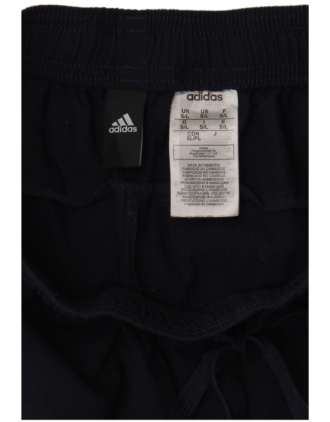 Adidas Damen-Trainingshose, UK 10, Größe S, Marineblau, Polyester