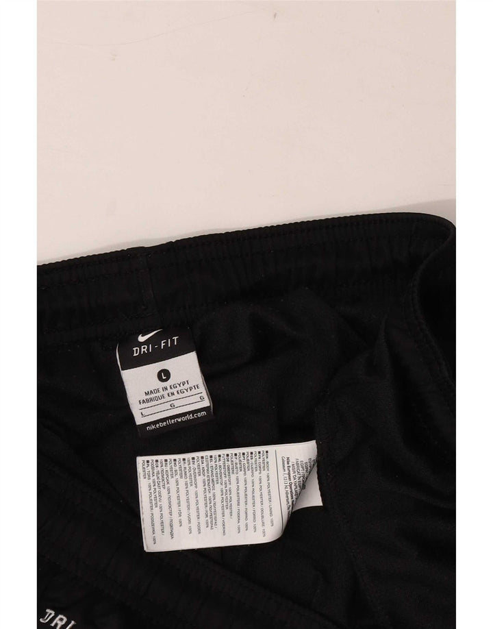 Nike Herren Dri Fit Sportshorts, groß, aus schwarzem Polyester