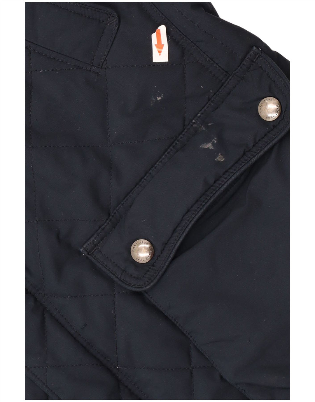 Gant Herren Steppjacke UK 40 Large Marineblau Polyester