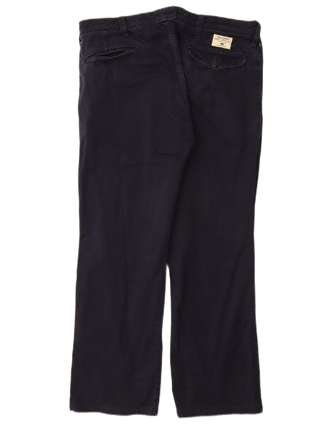 PAUL SMITH Gerade Chino-Hose für Herren, W32, L28, marineblaue Baumwolle