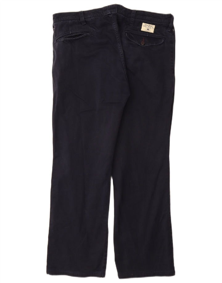 PAUL SMITH Gerade Chino-Hose für Herren, W32, L28, marineblaue Baumwolle