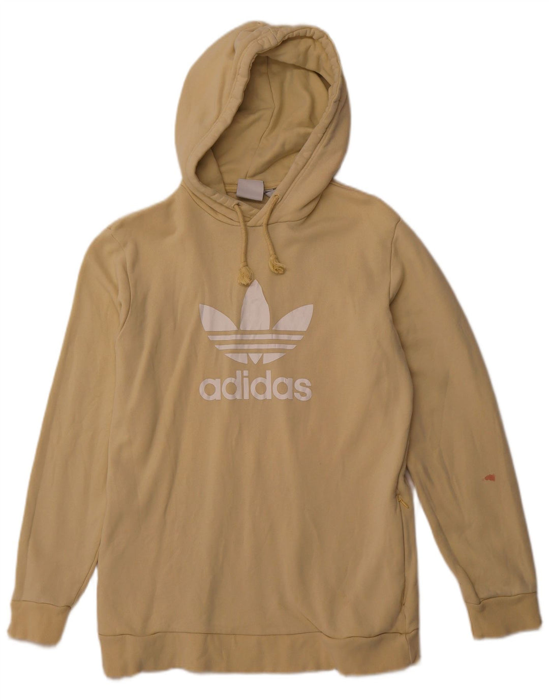 ADIDAS Herren Graphic Hoodie Pullover mittelgelbe Baumwolle