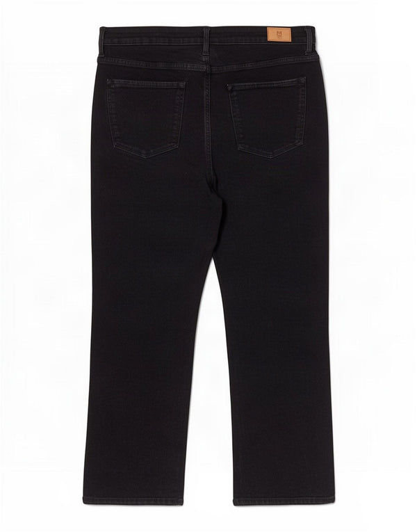 Marks & Spencer Damen The Eva Crop Bootcut Jeans UK 20 2XL W40 L27 Schwarz