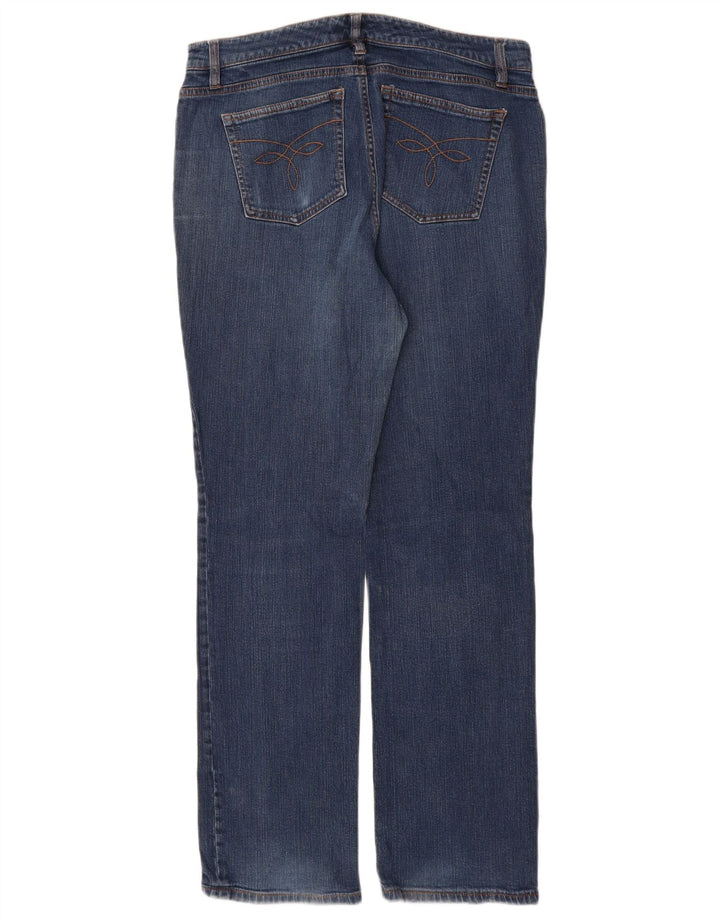 CHAPS Damen Straight Jeans US 10 Large W30 L31 Blaue Baumwolle