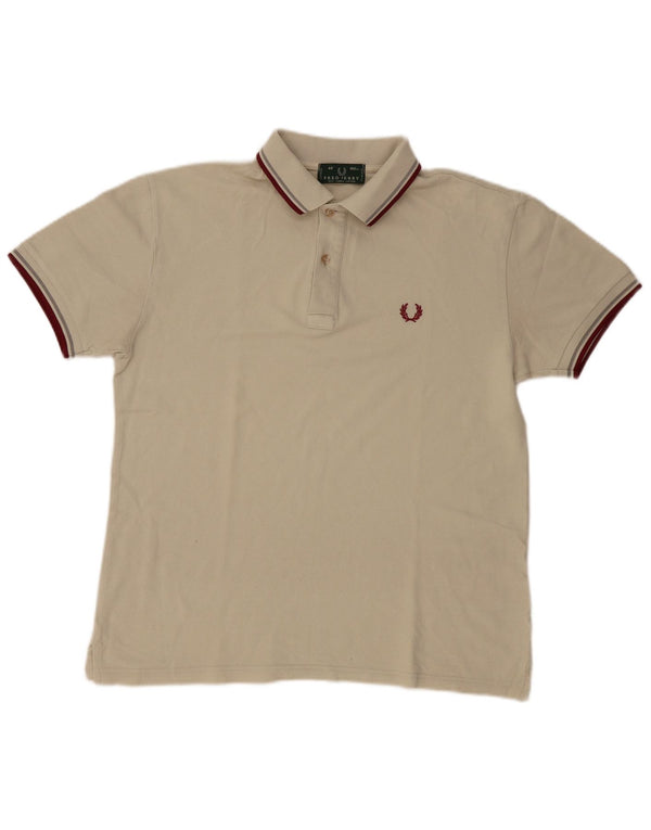 Fred Perry Herren-Poloshirt aus mittelbeiger Baumwolle