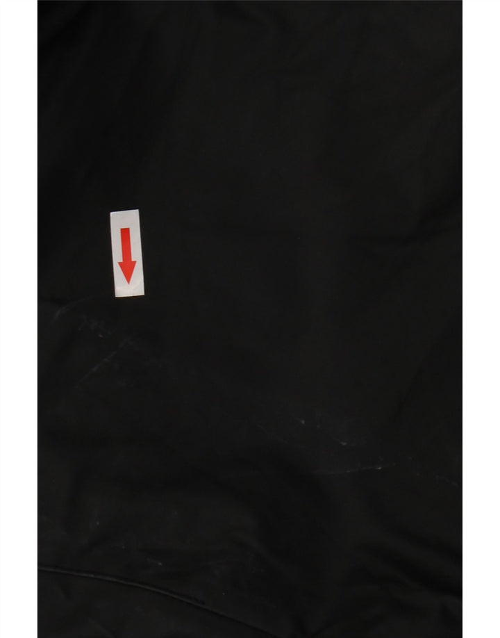 Zara Herren-Regenjacke mit Kapuze, UK 42, XL, Schwarz, Polyester