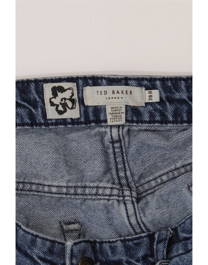 Ted Baker Herren Straight Jeans W38 L29 Blau
