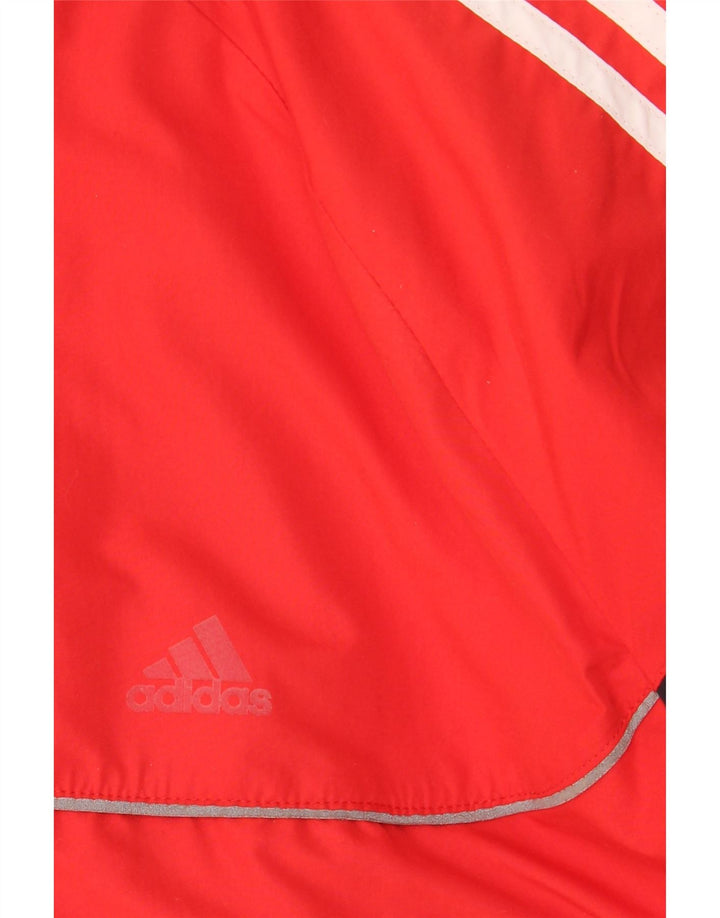 ADIDAS Herren Regenjacke UK 46/48 XL Rot Colourblock Polyester