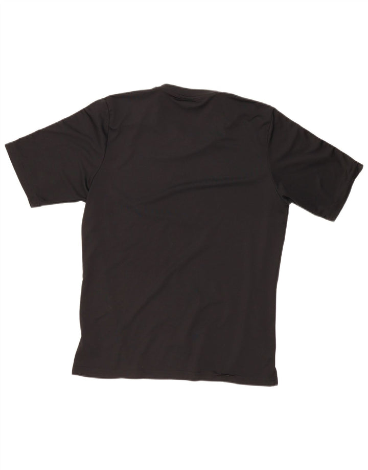 ADIDAS Mens Climalite T-Shirt Top Medium Black Polyester