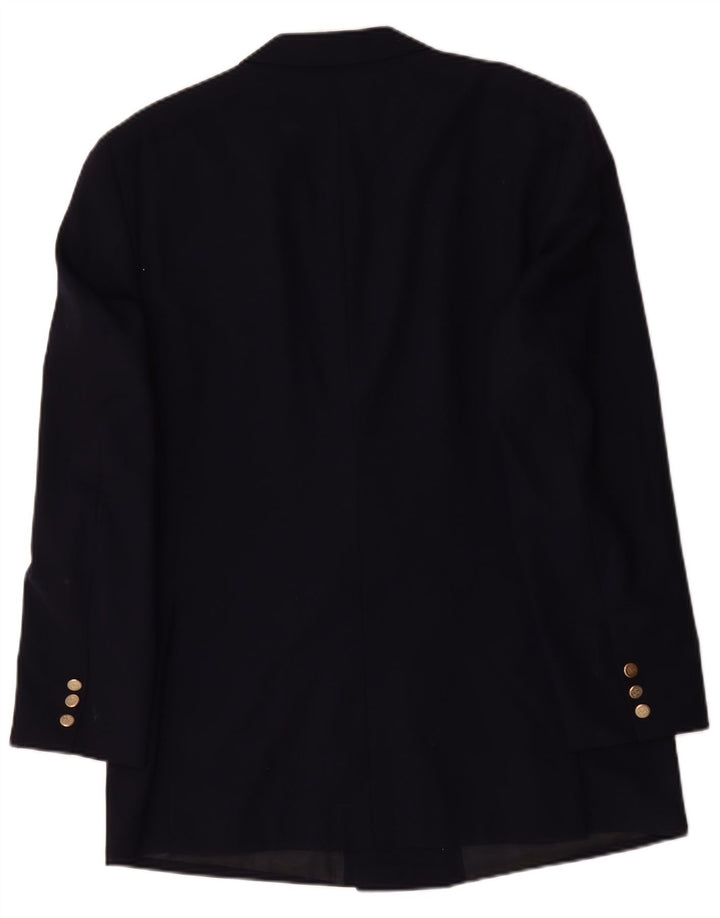 Burberrys zweireihiger Herren-Blazer, UK 40, große marineblaue Wolle