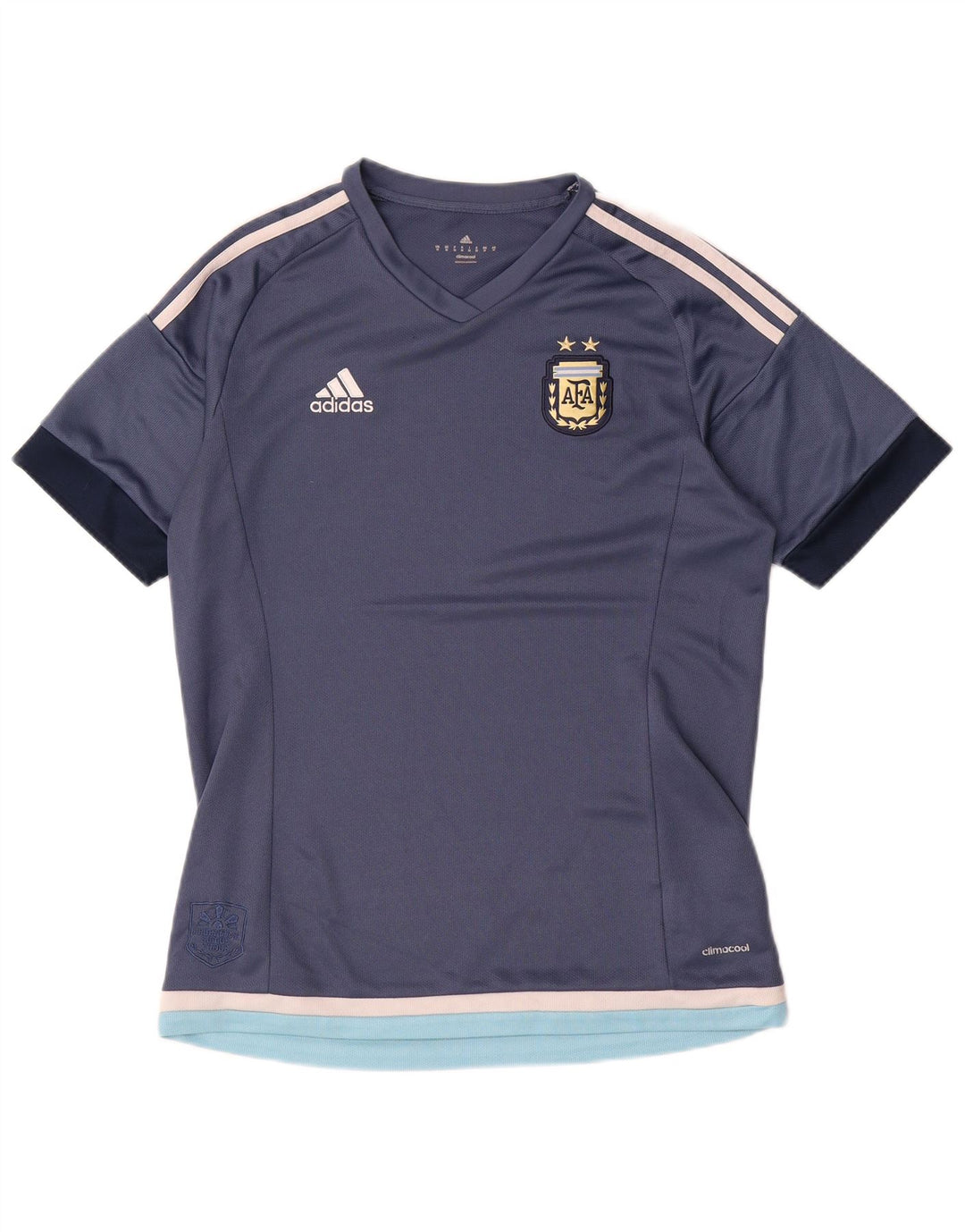 Adidas Herren Climalite T-Shirt Top Medium Marineblau Colourblock Polyester
