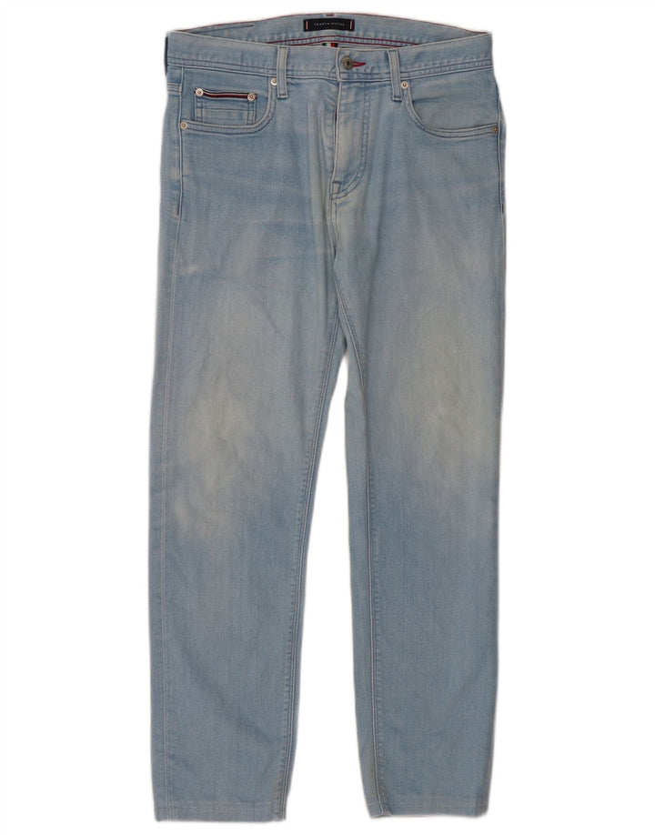 Tommy Hilfiger Herren Bleecker Slim Jeans W31 L29 Blaue Baumwolle