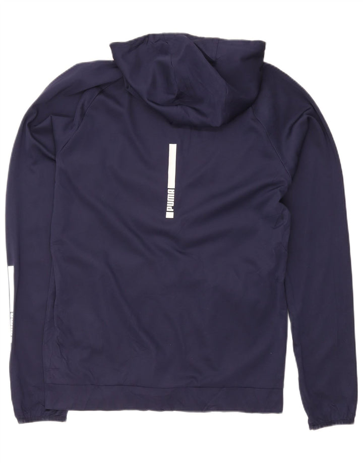 Puma Herren-Kapuzenpullover mit Reißverschluss, mittelgroß, Marineblau, Sport