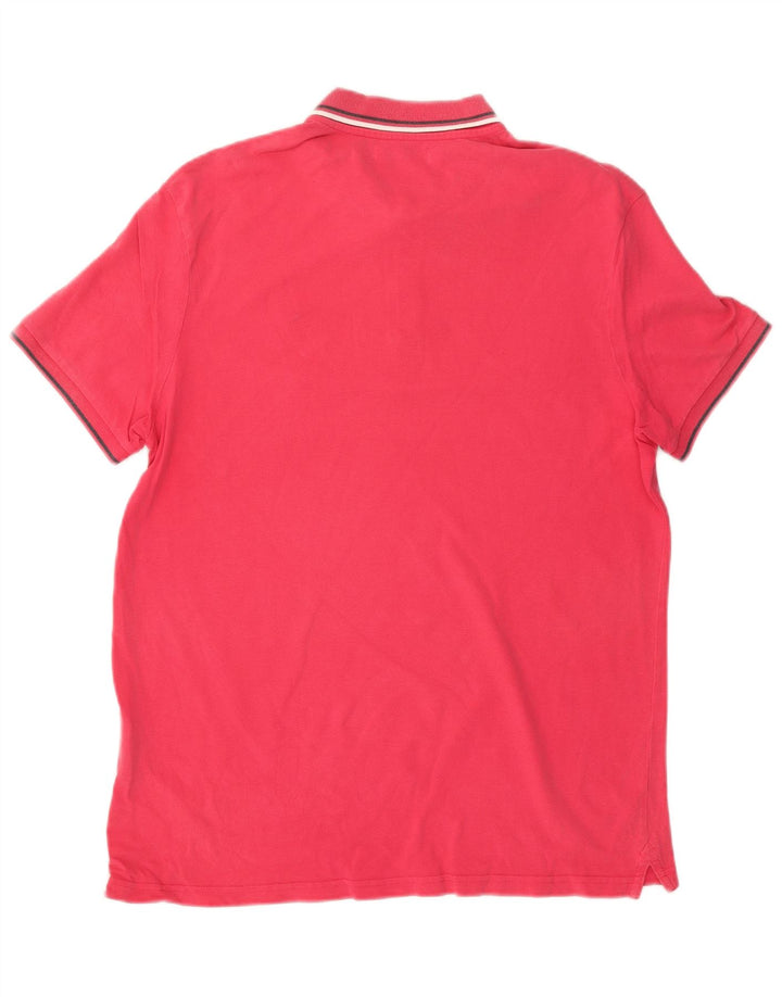 DIADORA Herren Poloshirt 2XL Rosa Baumwolle