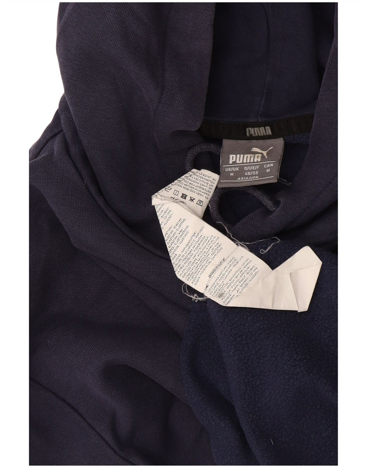 Puma Herren Kapuzenpullover aus Baumwolle in mittlerem Marineblau