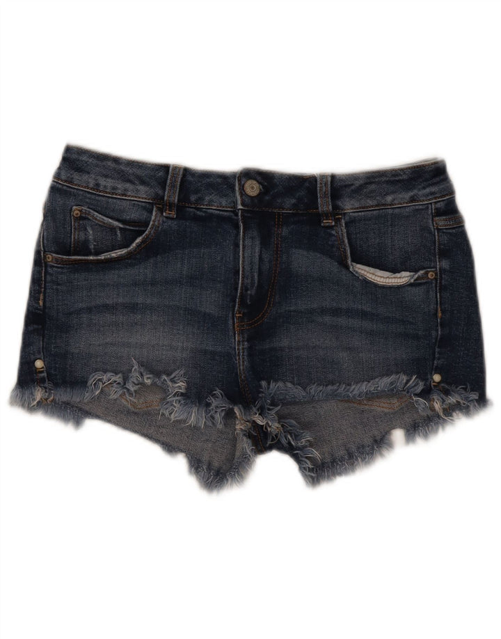 Guess Damen Jeansshorts W26 Small Marineblau