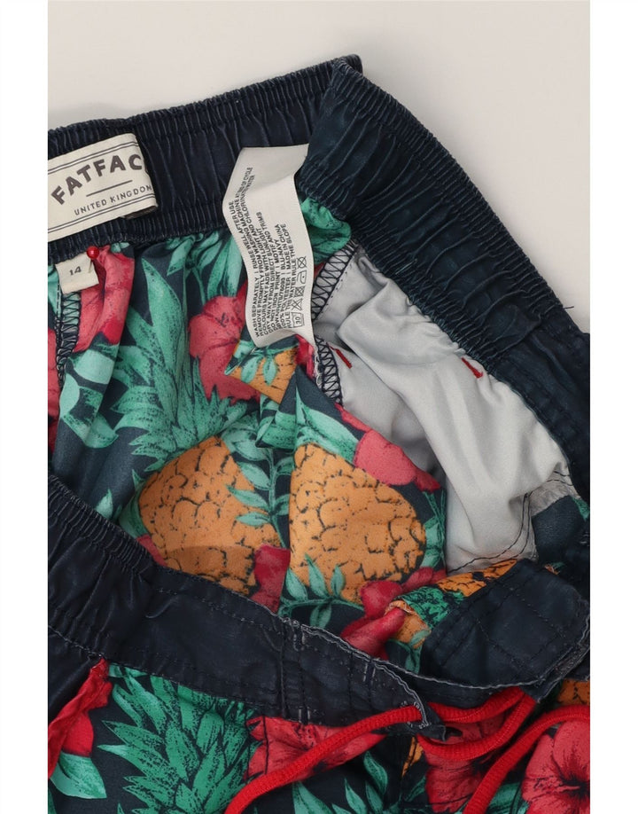 Fat Face Damen-Badeshorts, UK 14, groß, mehrfarbig, Blumenmuster, Polyester