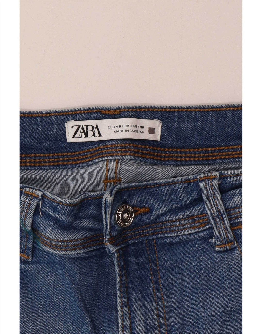 Zara Damen Skinny Jeans EU 40 Medium W30 L28 Blau