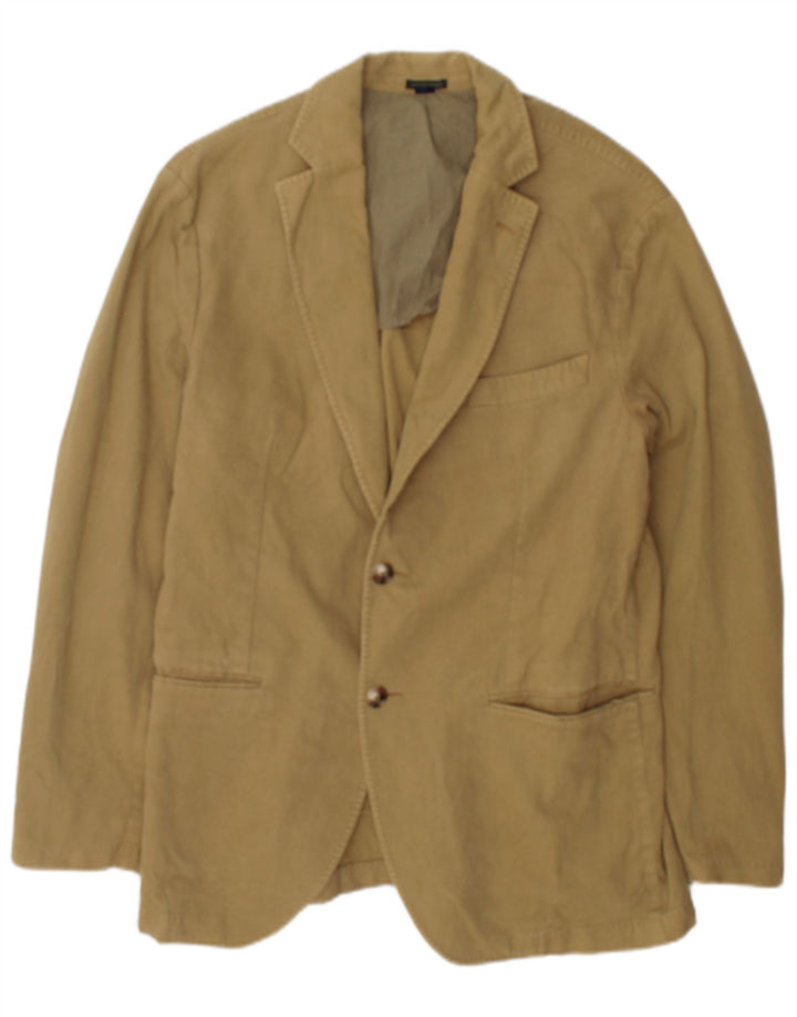 Massimo Dutti Herren 2-Knopf-Blazerjacke UK 36 Small Brown