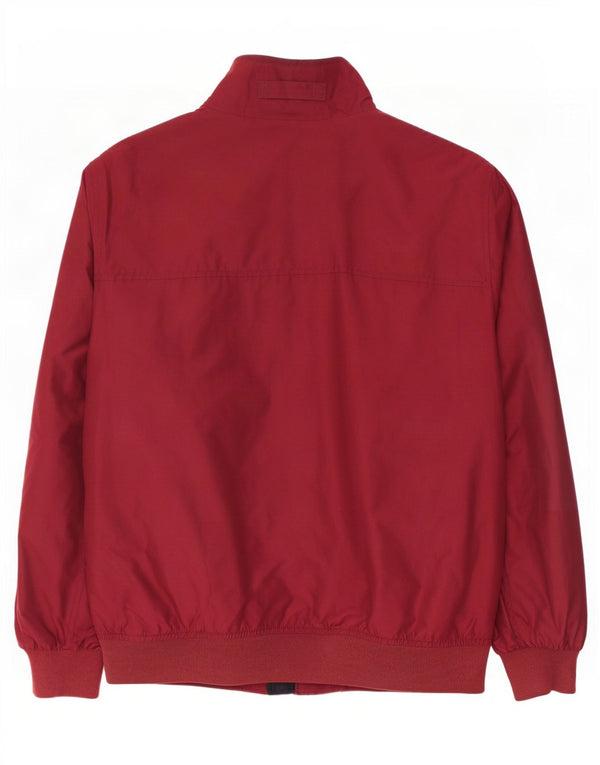 Gant Herren Bomber Windjacke UK 42 XL Burgund Polyester