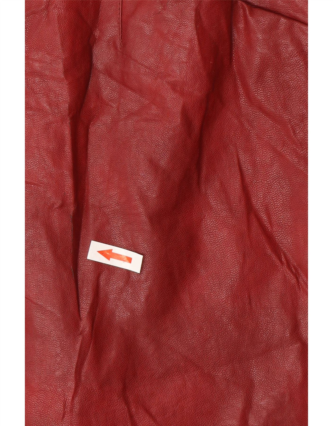 Zara Damen Lederrock Small W26 Burgund