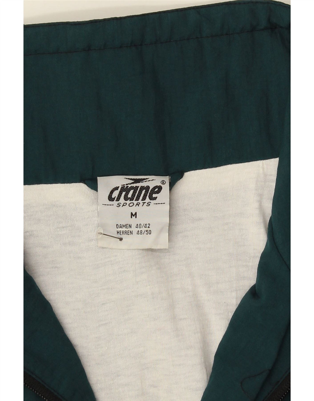 Crane Herren-Windbreaker-Jacke, EU 48/50, mittelgrün, Farbblock-Sport