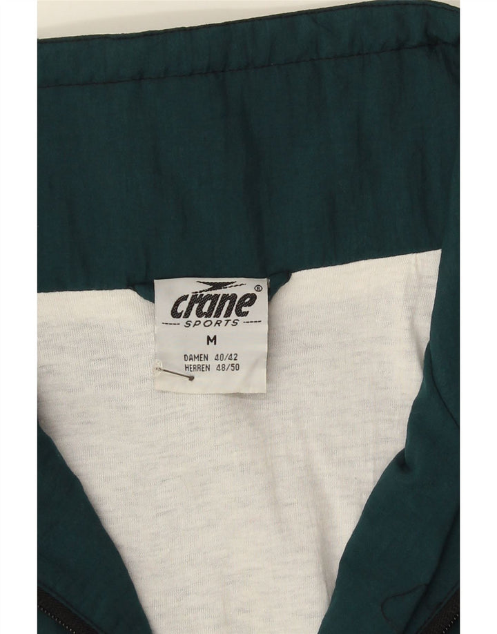 Crane Herren-Windbreaker-Jacke, EU 48/50, mittelgrün, Farbblock-Sport