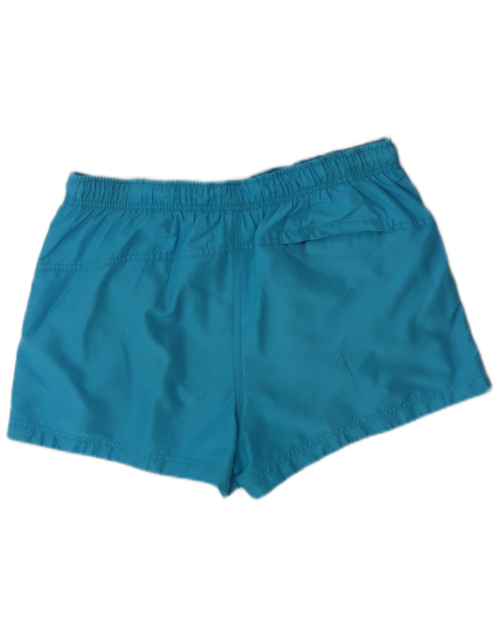 CALVIN KLEIN Herren Badeshorts mit Grafik, Größe L, Blau, Polyester
