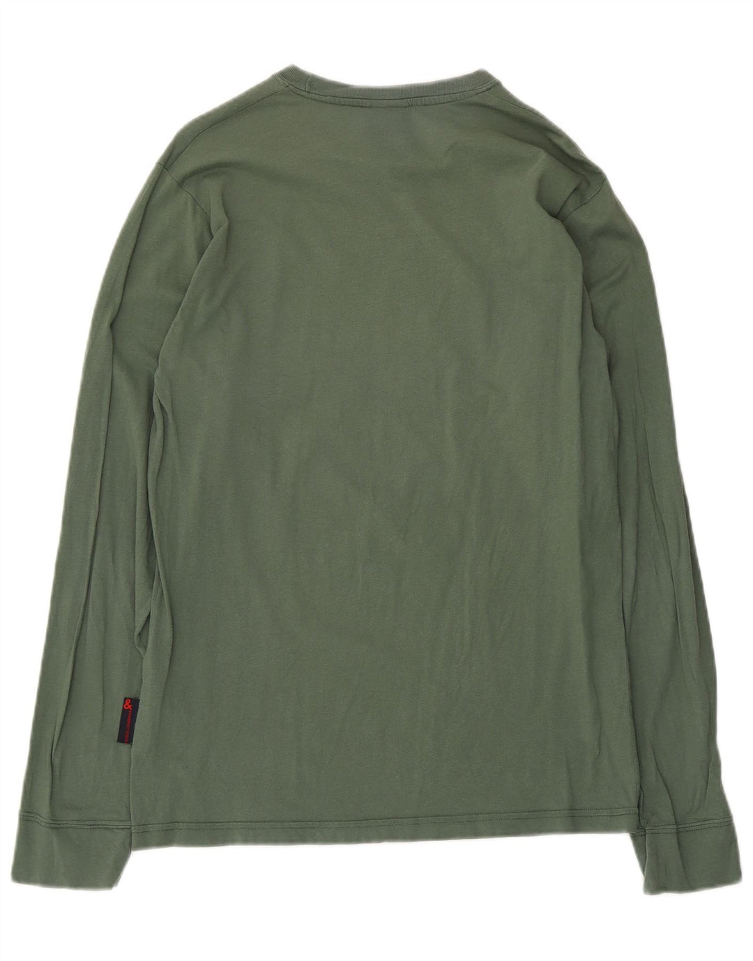 Dolce & Gabbana Damen Top Langarm IT 48 XL Khaki Baumwolle
