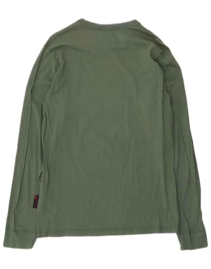 Dolce & Gabbana Damen Top Langarm IT 48 XL Khaki Baumwolle