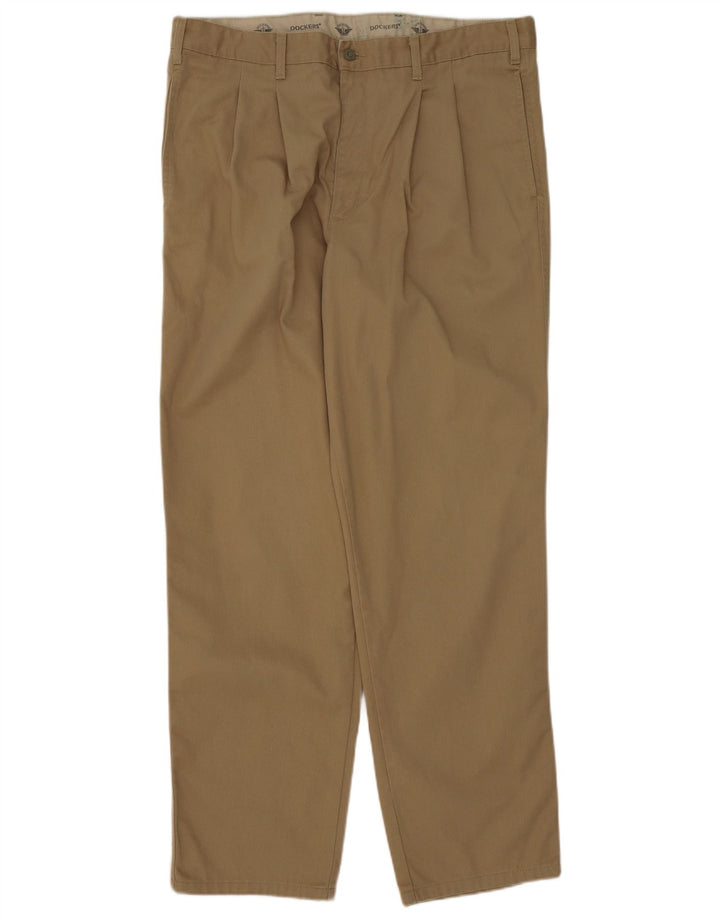 Dockers Mens Pegged Cargo Hose W38 L32 Beige