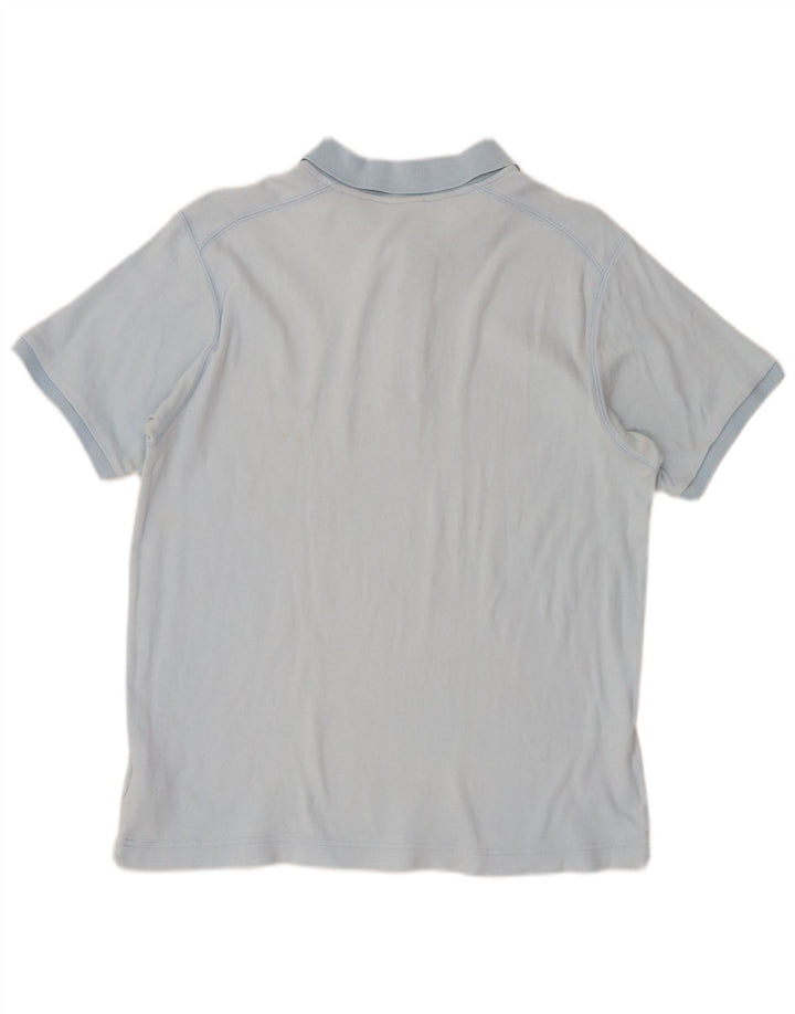 Nike Herren-Poloshirt, große blaue Baumwolle
