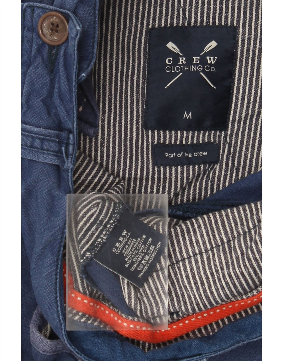 J. Crew Herren Cargoshorts Medium W32 Marineblau Baumwolle