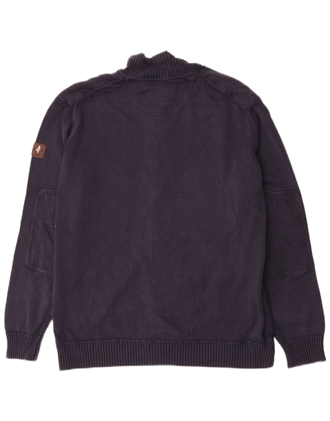 Marlboro Classics Herren-Cardigan mit durchgehendem Reißverschluss, 2XL, Marineblau