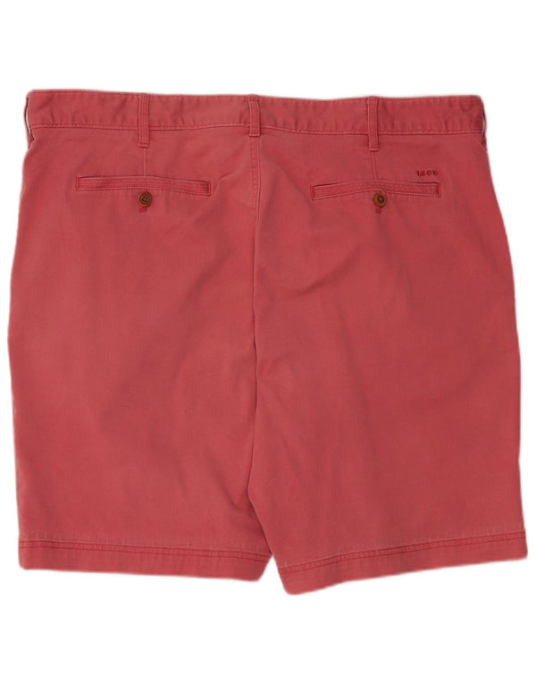 IZOD Mens Salt Water Chino Shorts W40 XL  Pink Cotton