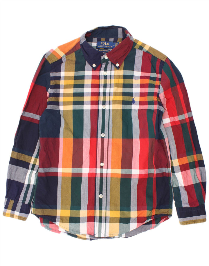Polo Ralph Lauren Hemd für Jungen, 6–7 Jahre, mehrfarbig, kariert, Baumwolle