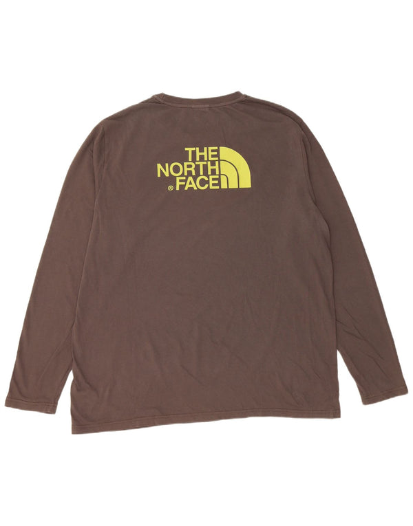 The North Face Herren Graphic Top Langarm XL Grau Baumwolle