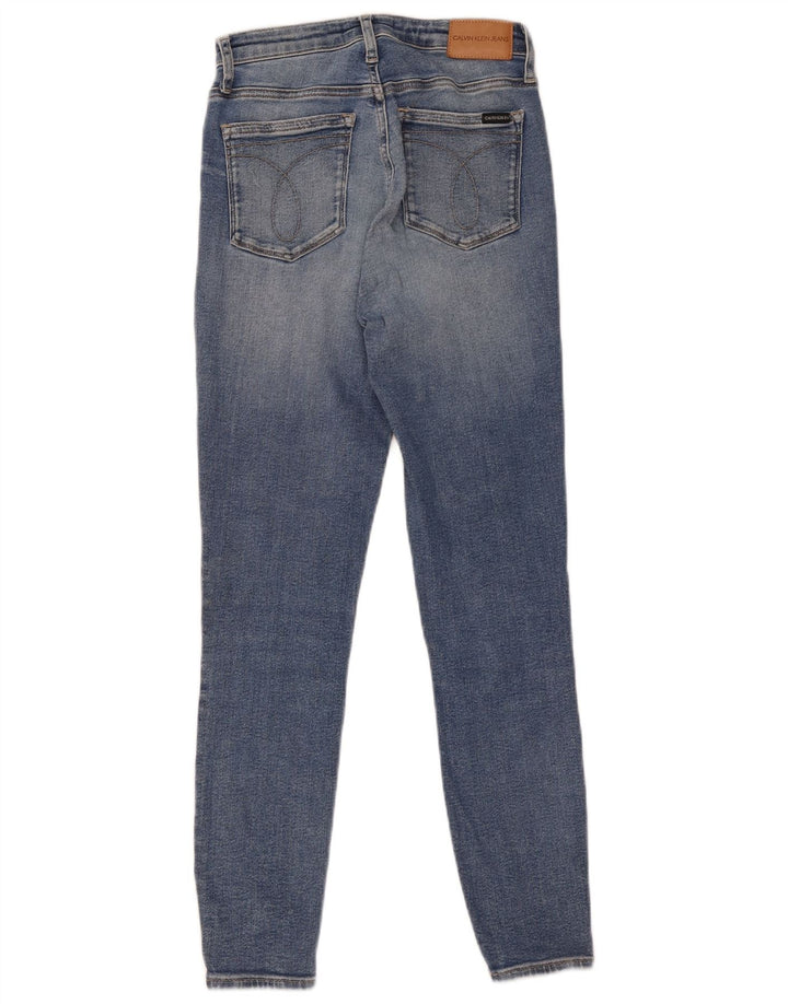 CALVIN KLEIN Damen Skinny Jeans W29 L28 Blau