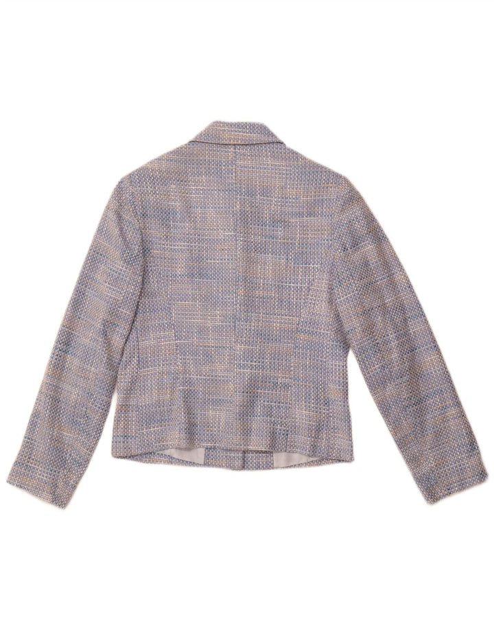 TOUJOURS Damen-Blazerjacke mit 5 Knöpfen, Gr. 10, Klein, Blau