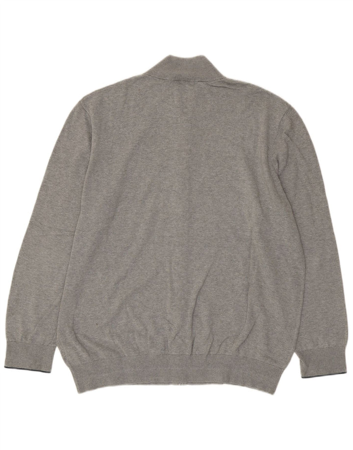 Timberland Herren Strickjacke 2XL Grau Baumwolle