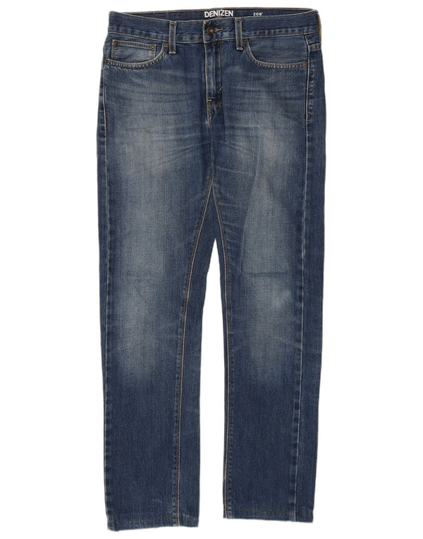 Levi's Herren Straight Jeans W32 L30 Blaue Baumwolle
