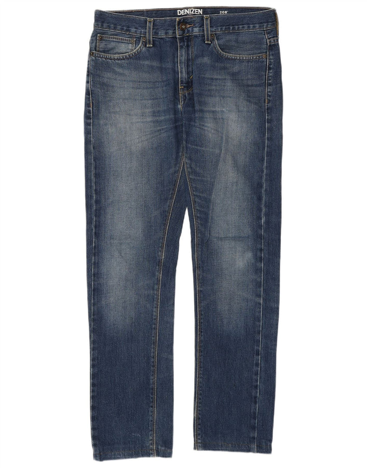 Levi's Herren Straight Jeans W32 L30 Blaue Baumwolle