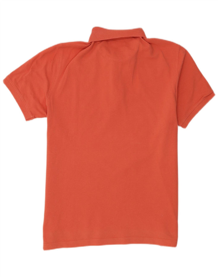 Massimo Dutti Herren Poloshirt mit normaler Passform, XL, Orange